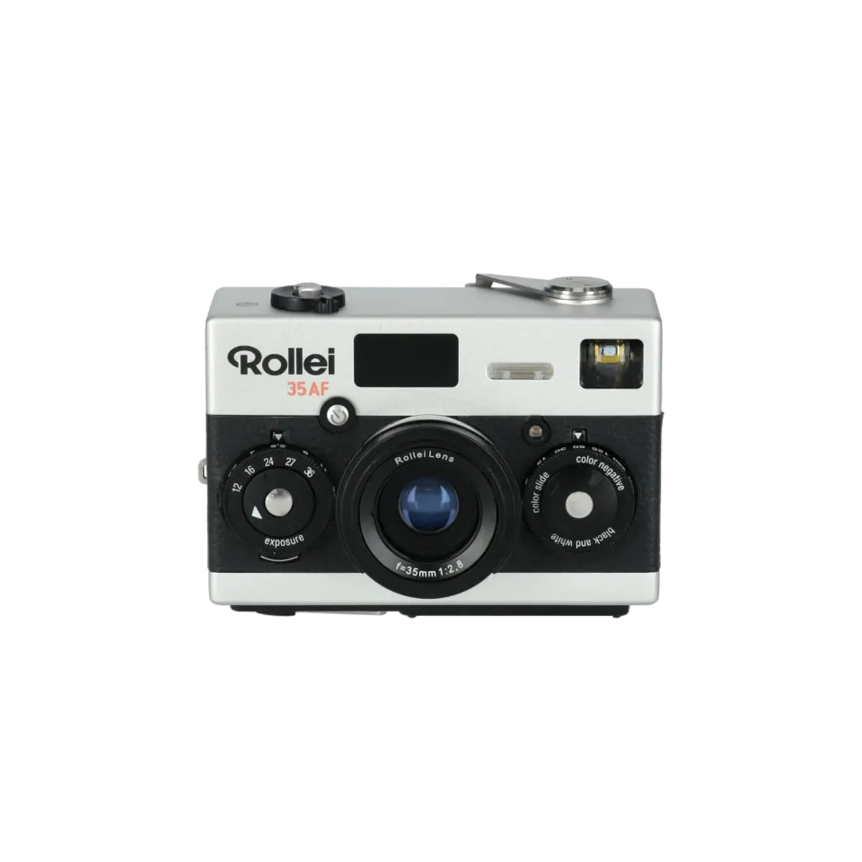 Rollei 35 AF fotocamera analogica 35mm f/2.8 nera