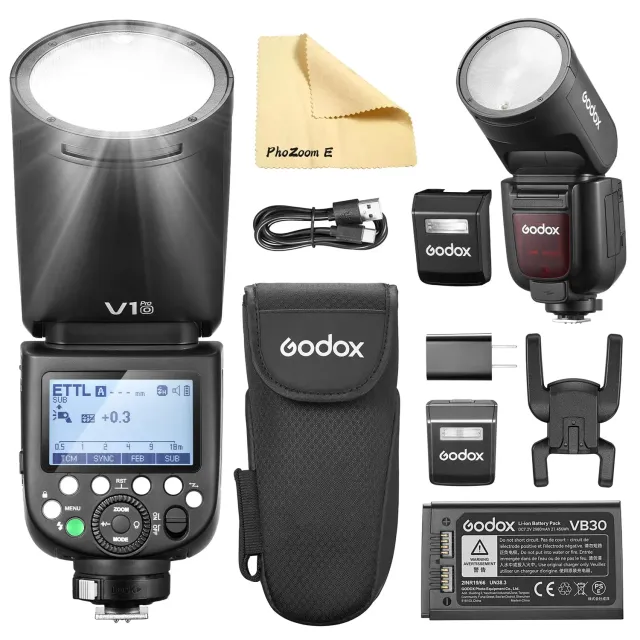 Godox V1Pro-O Flash Testa Rotonda Olympus