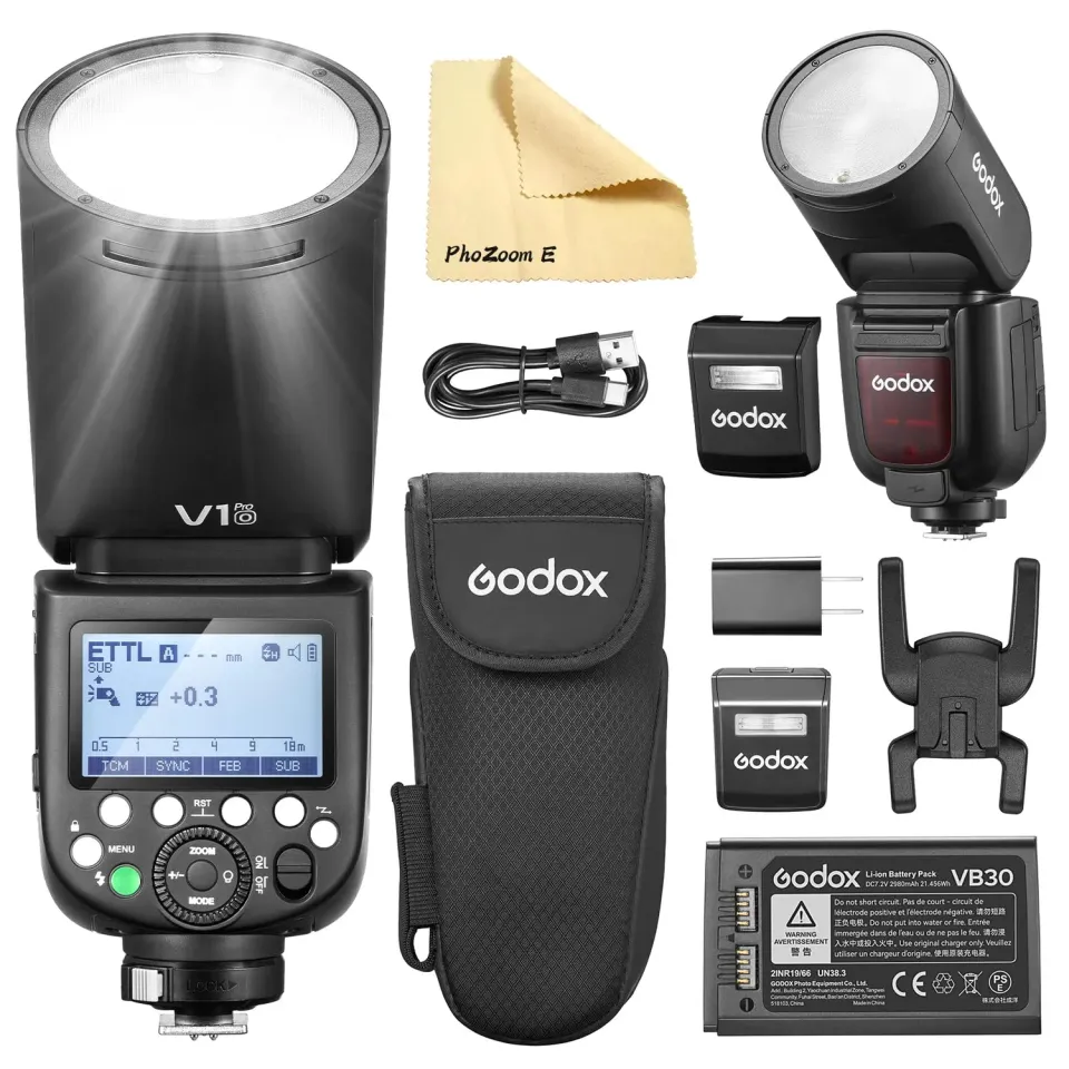 Godox V1Pro-O Flash Testa Rotonda Olympus
