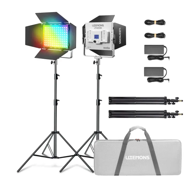 Godox LP400R pannello LED RGB 2 pezzi 1800-10000K