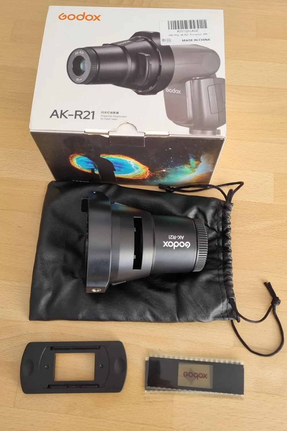 Godox AK-R21 Proiettore Ottico Flash con Obiettivo 65mm