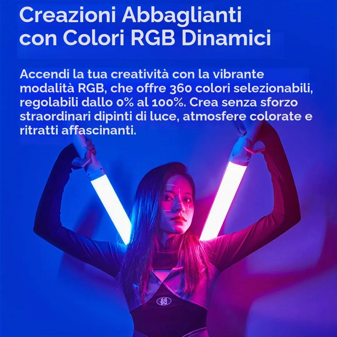 Godox LC1000R luce tubolare RGB 2500K-8500K CRI 96+