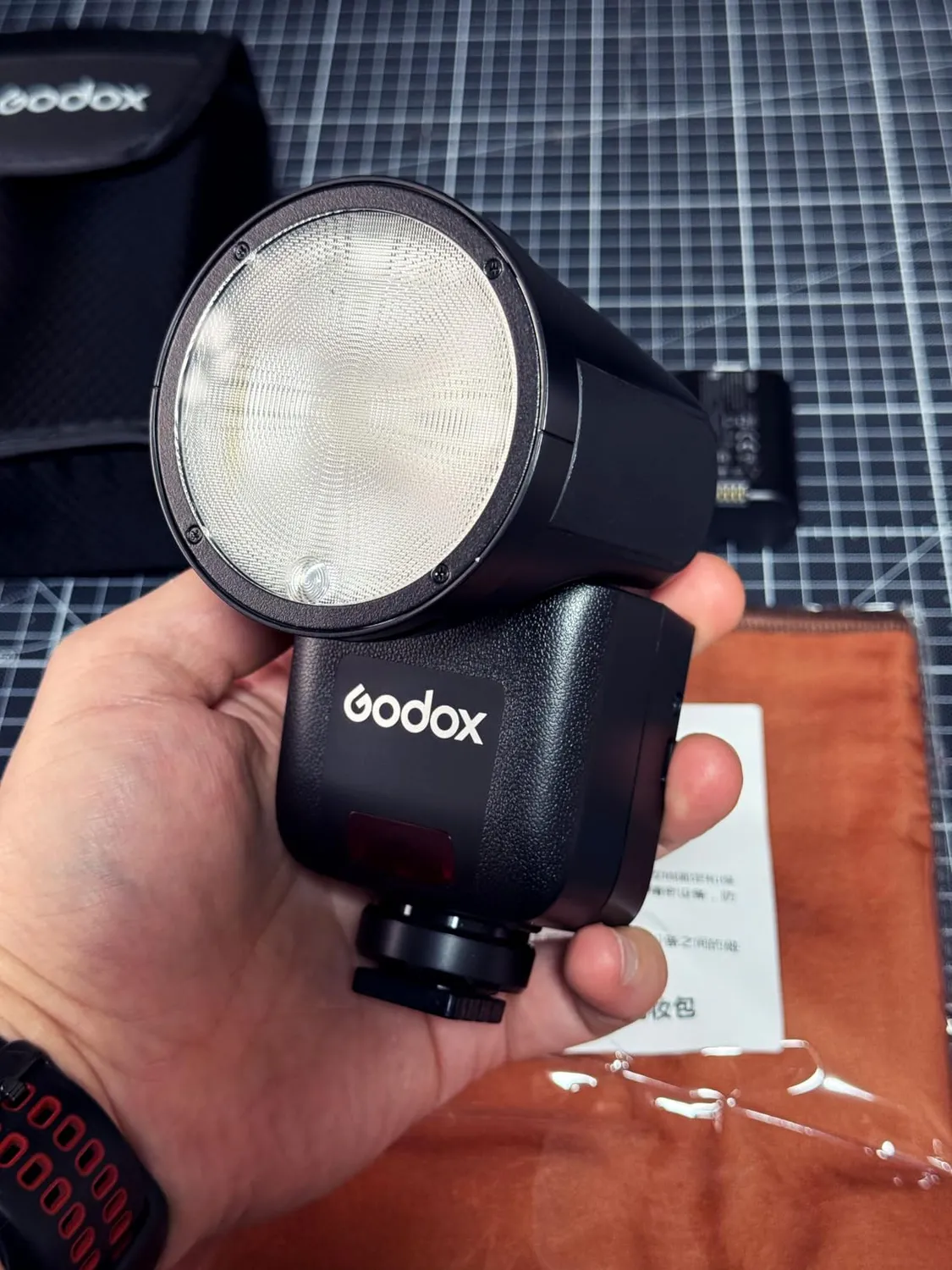 Godox V1 MID S flash TTL Sony testa rotonda