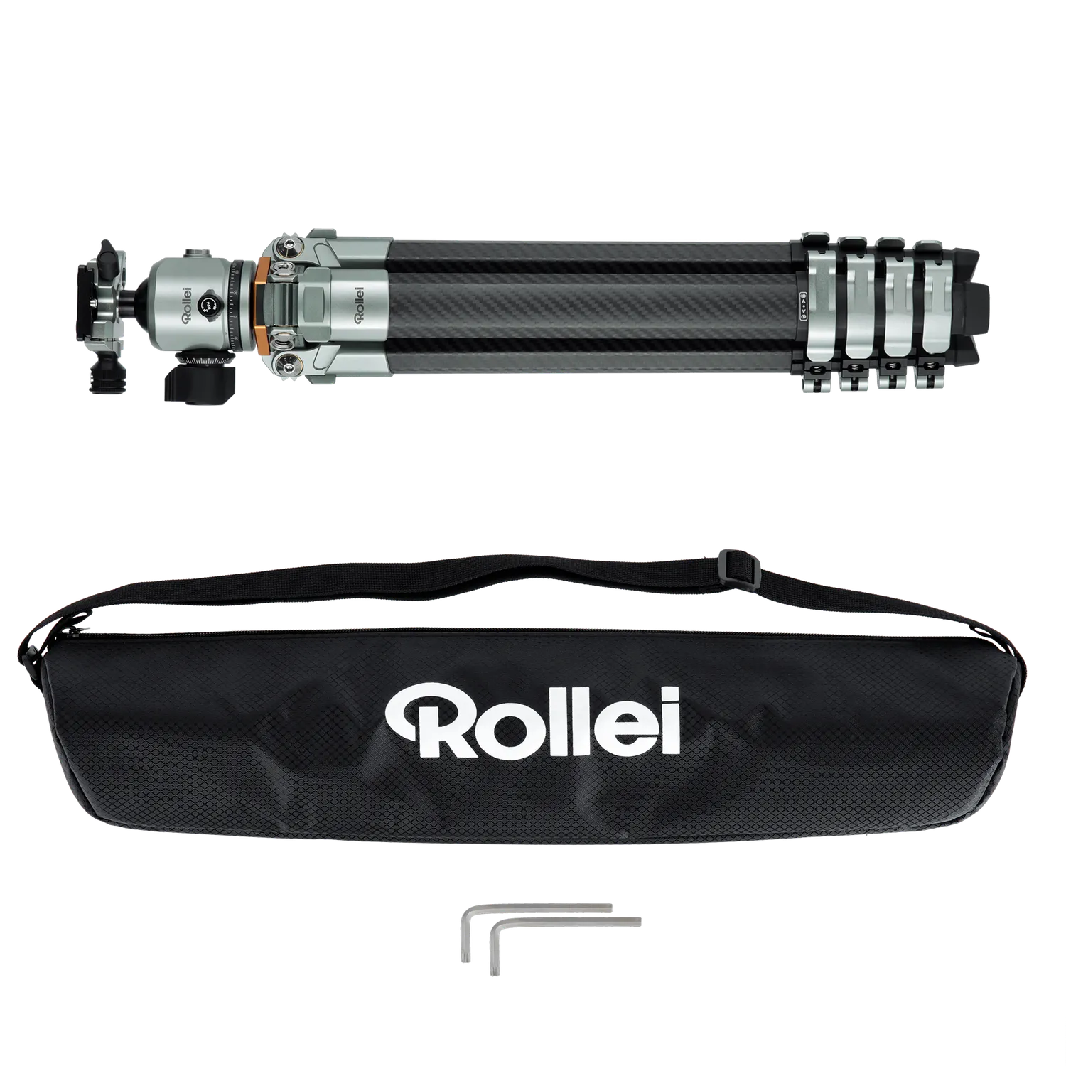 Rollei Lion Rock Traveler Pro Treppiede Carbonio 160 cm