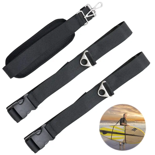 FGen Tracolla SUP surf tavola regolabile nera