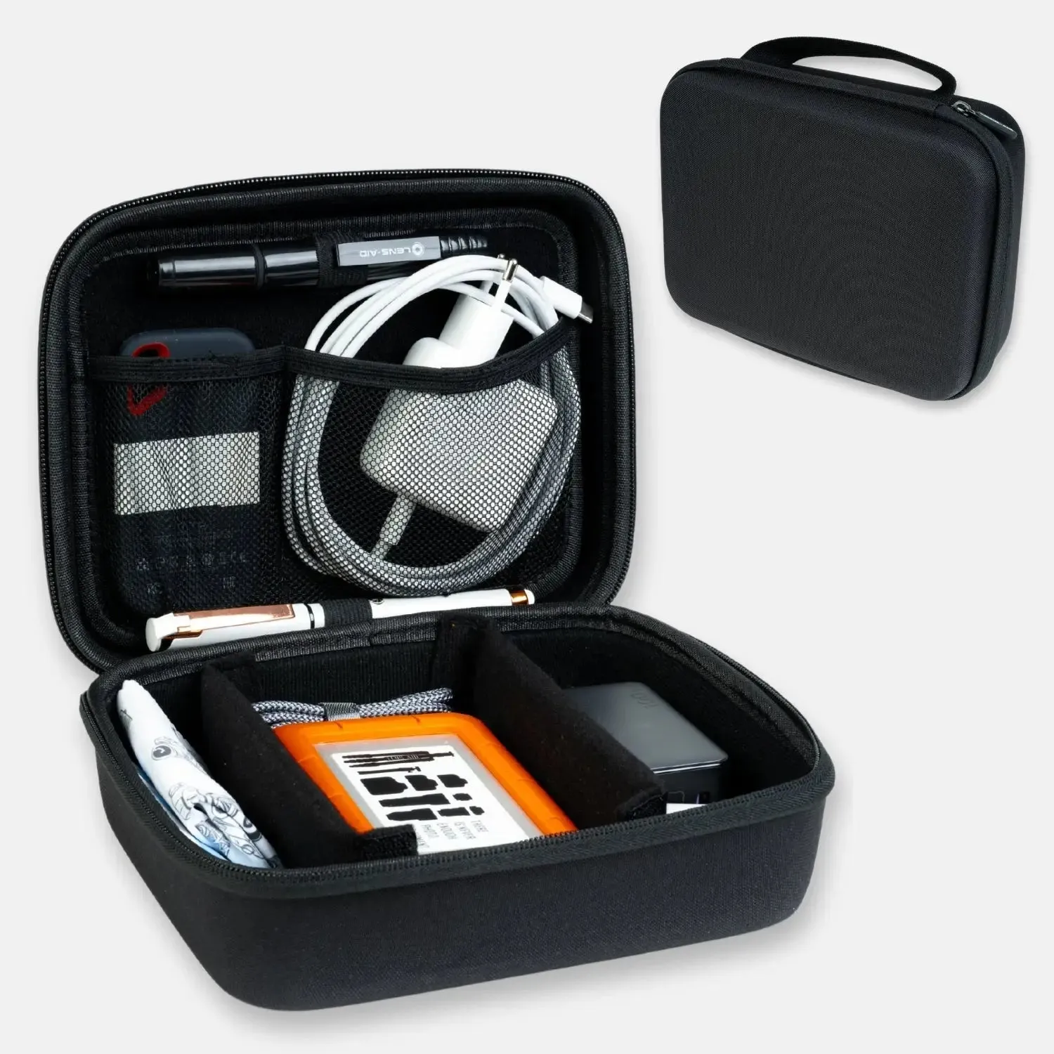 LENS-AID Tech Organizer Hardcase Custodia S 19,5x14 cm