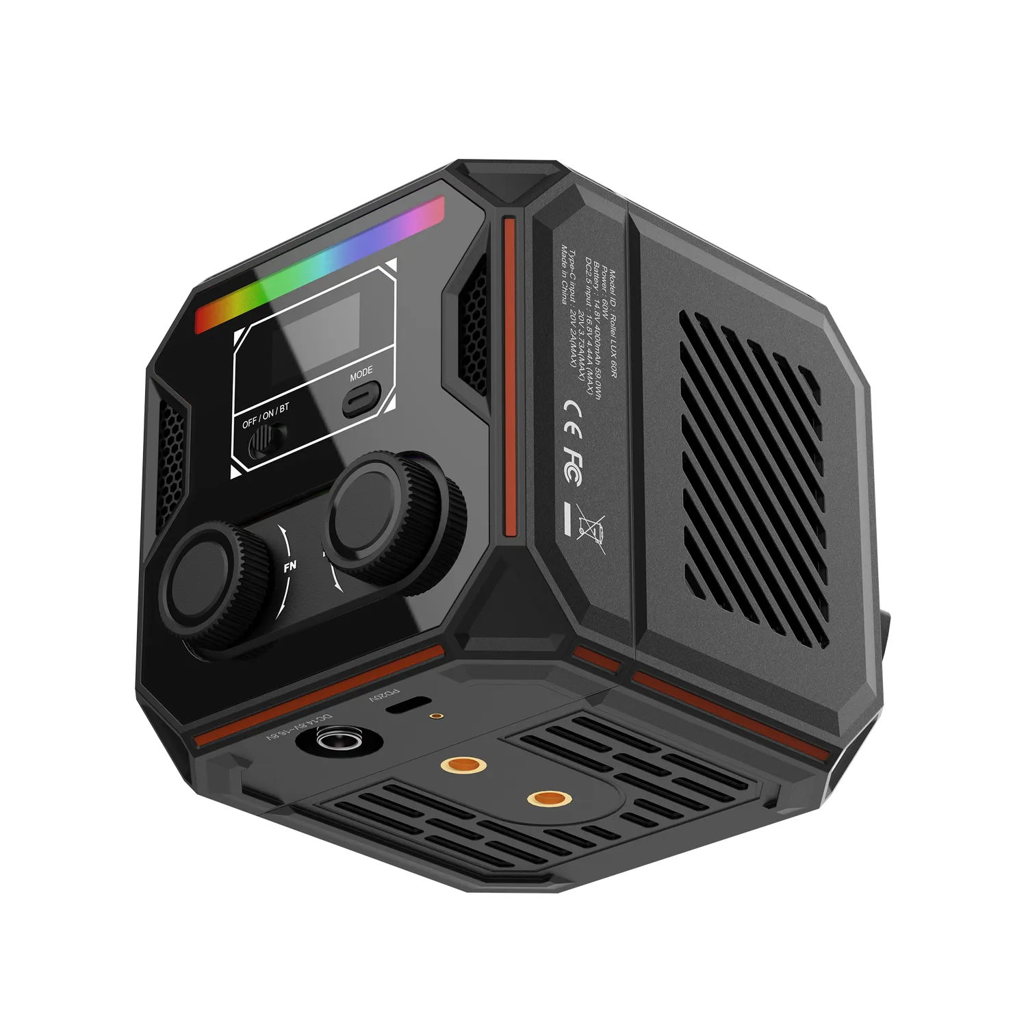 Rollei Lux RGB Cube 60 luce LED 60W compatta