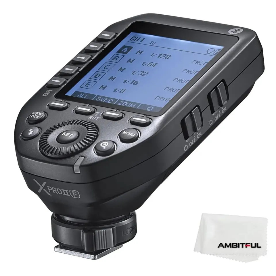 Godox XproII-F radiocomando flash TTL Fuji HSS 1/8000s