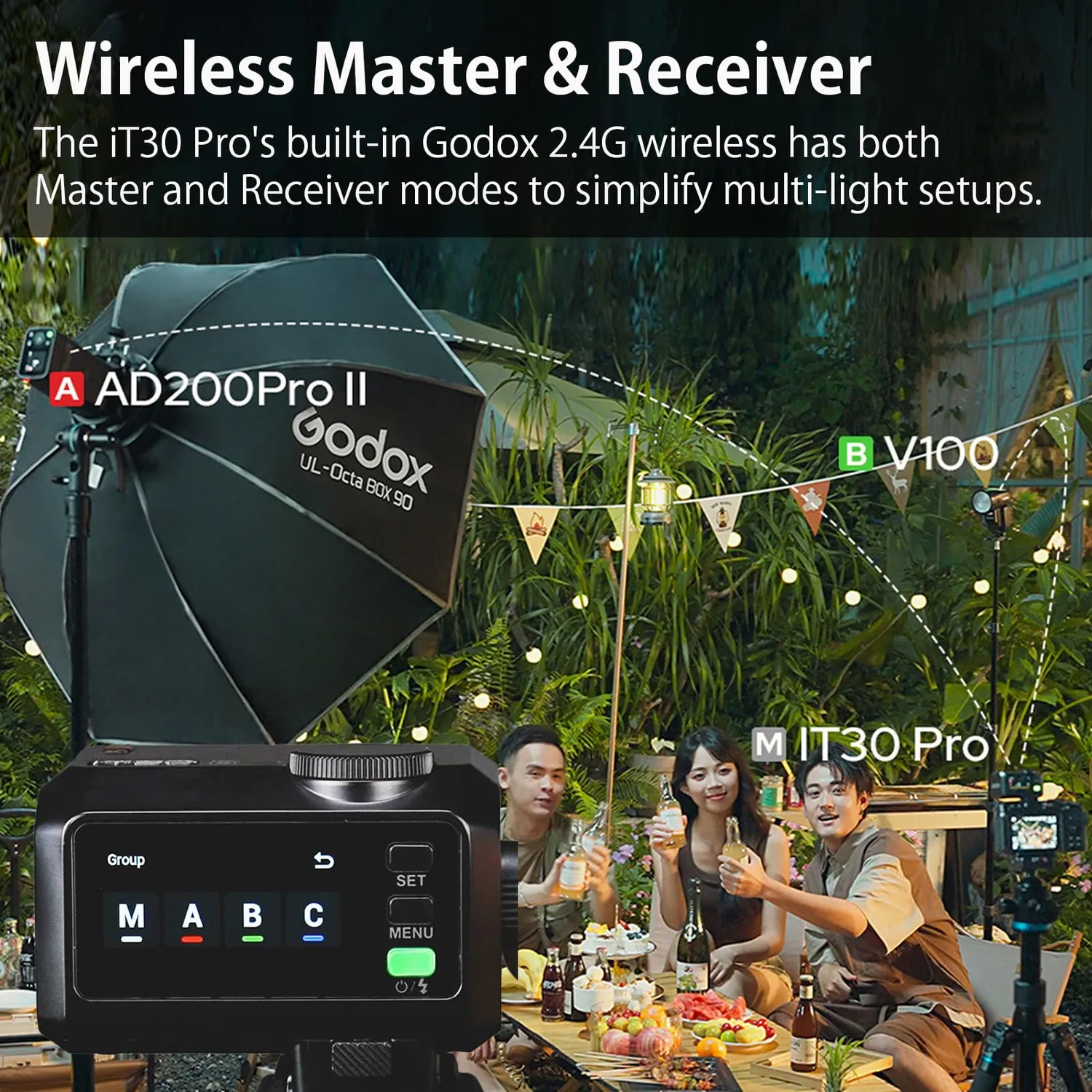 Godox IT30Pro C Flash TTL Canon Nero HSS