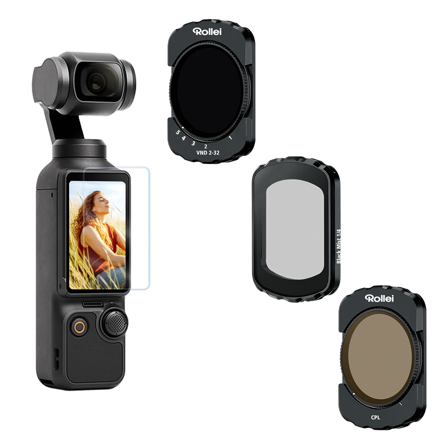Rollei DJI Osmo Pocket 3 Cinema Filtri Set 3 in 1