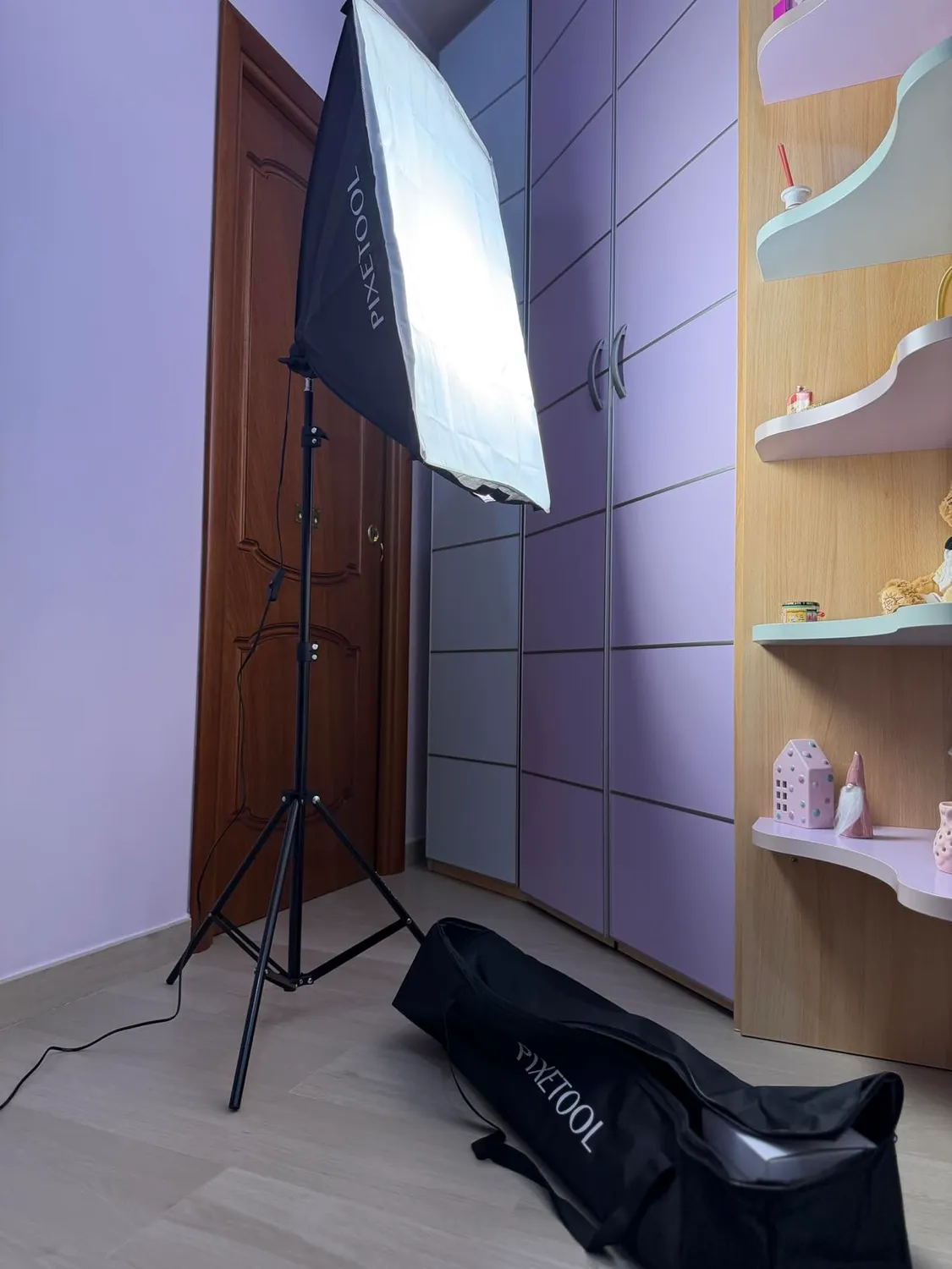 Pixetool Set Softbox 50x70 cm 2 Pezzi Luce Tricolore