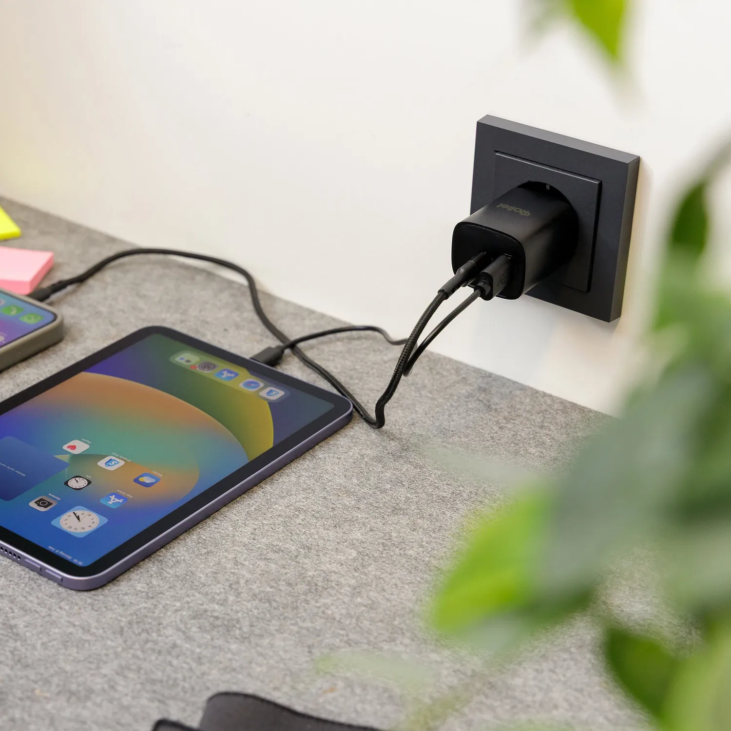 Rollei 30W caricatore GaN USB-C USB-A rapido