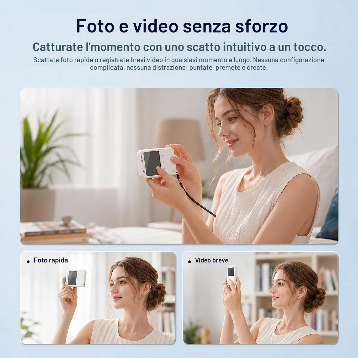 Godox C100 esposimetro analogico tascabile Type-C