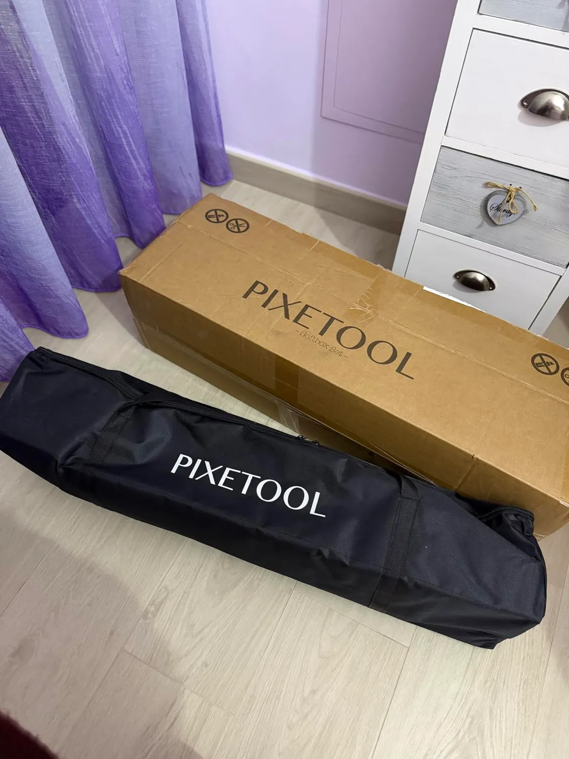 Pixetool Set Softbox 50x70 cm 2 Pezzi Luce Tricolore