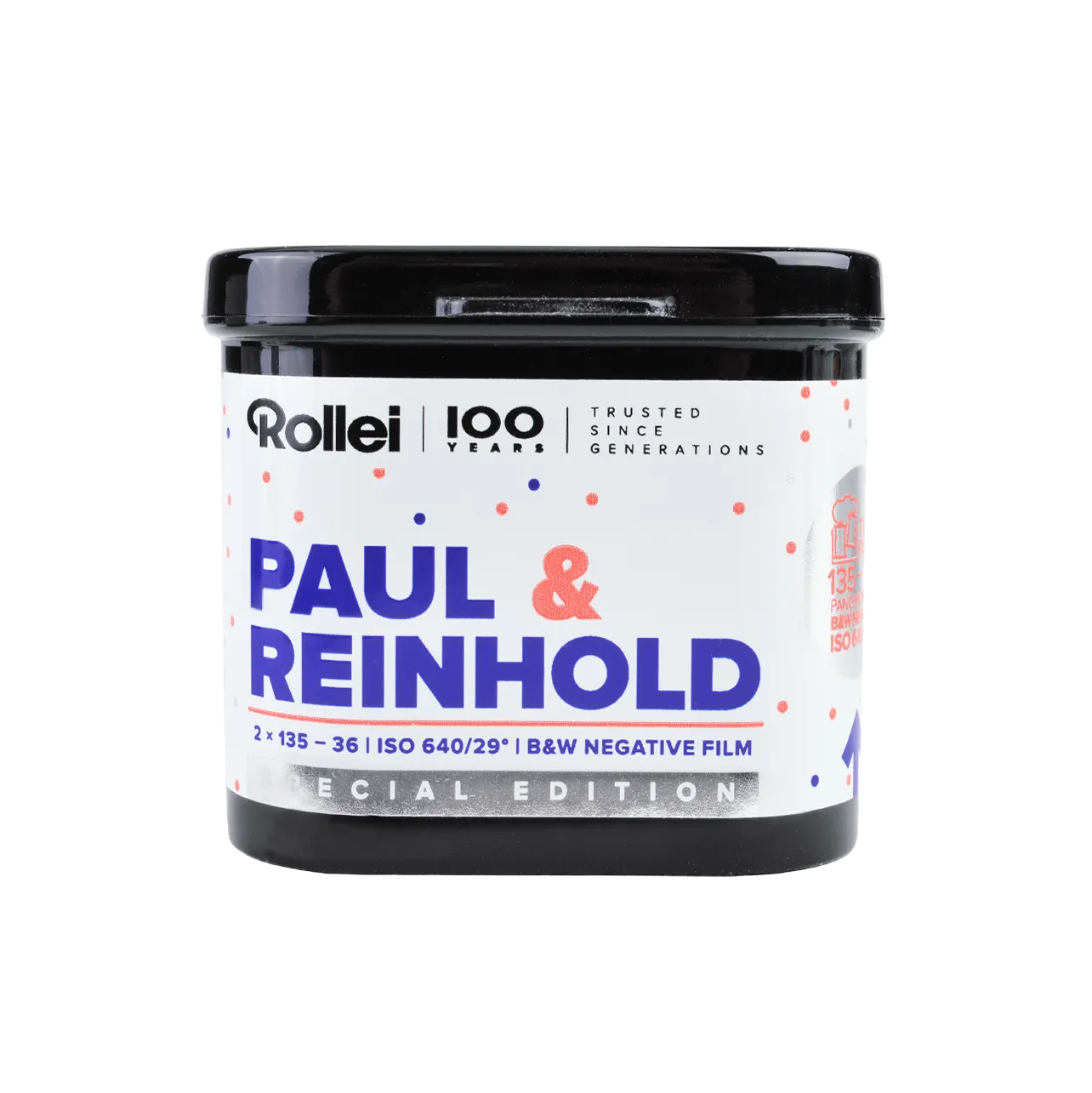 Rollei Paul & Reinhold pellicola bianco e nero ISO 640 2x36 pose