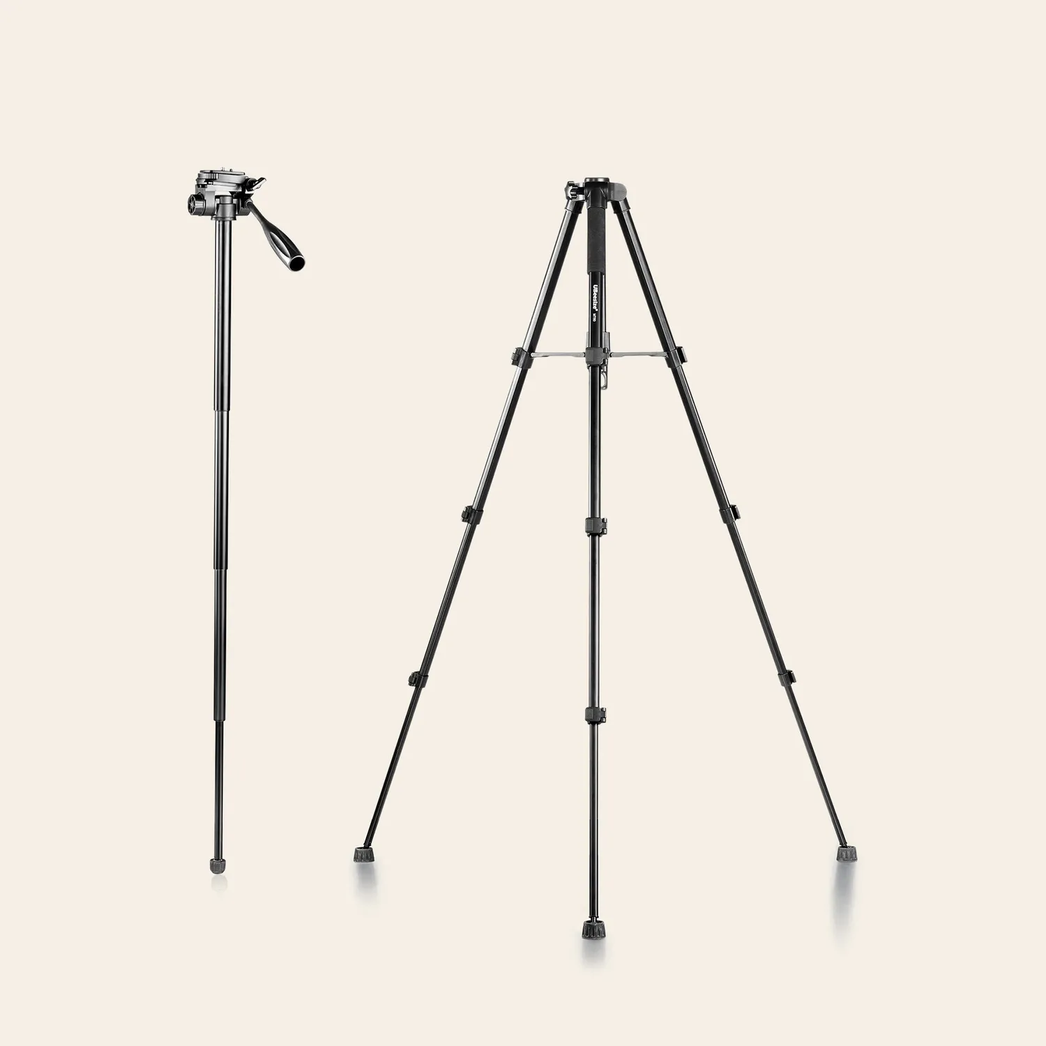 UBeesize MT60 Treppiede Alluminio 150cm con monopiede e borsa