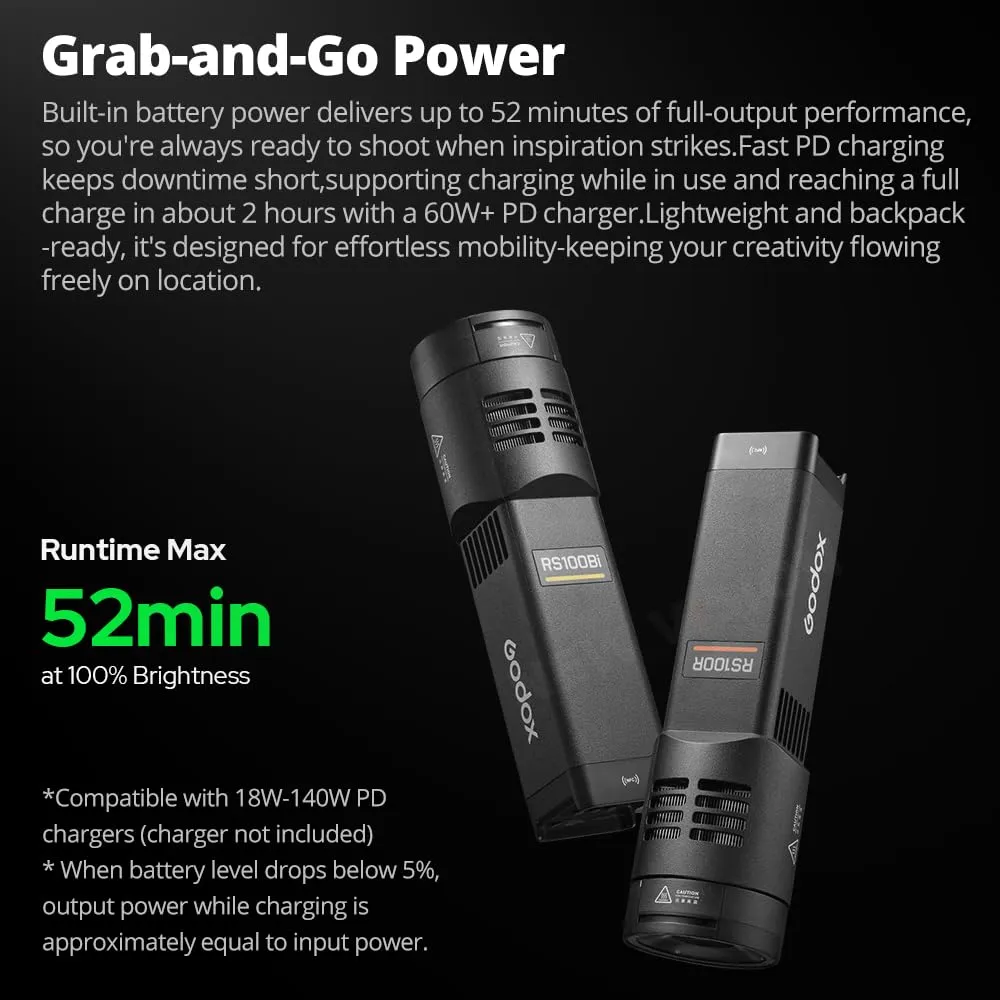 Godox Knowled RS100R luce continua LED 100W RGB