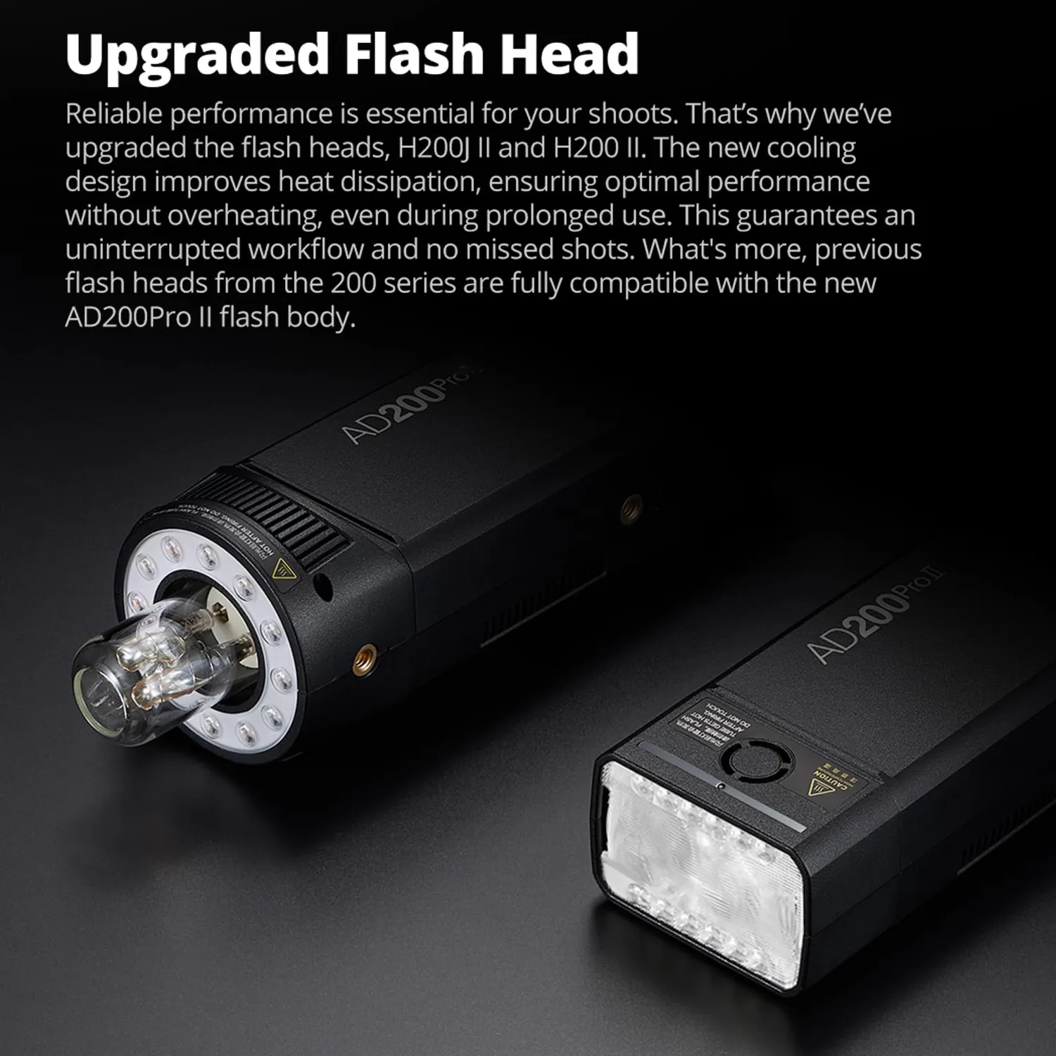 Godox AD200Pro II Flash TTL 200Ws Bicolore