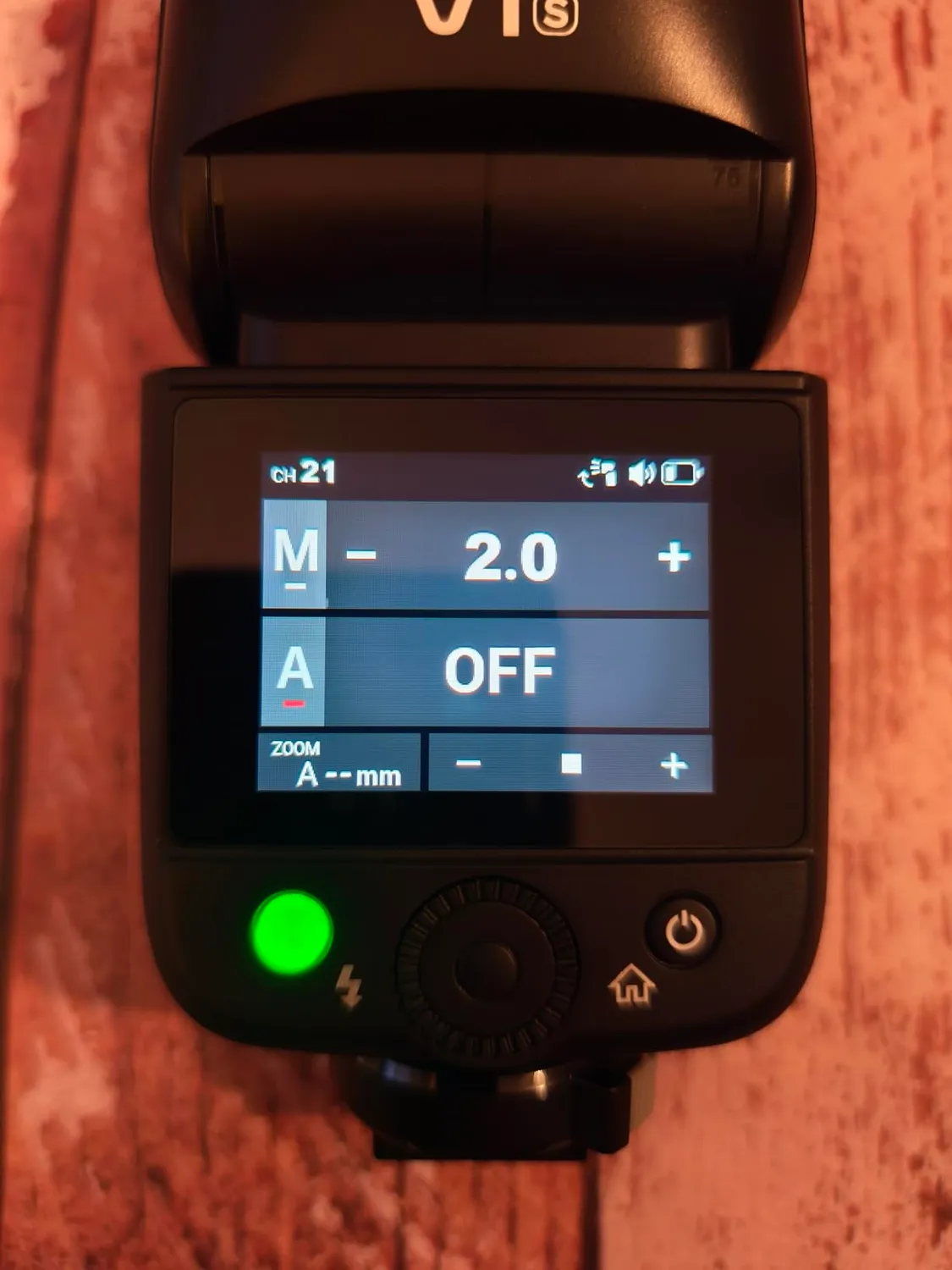 Godox V1 MID S flash TTL Sony testa rotonda