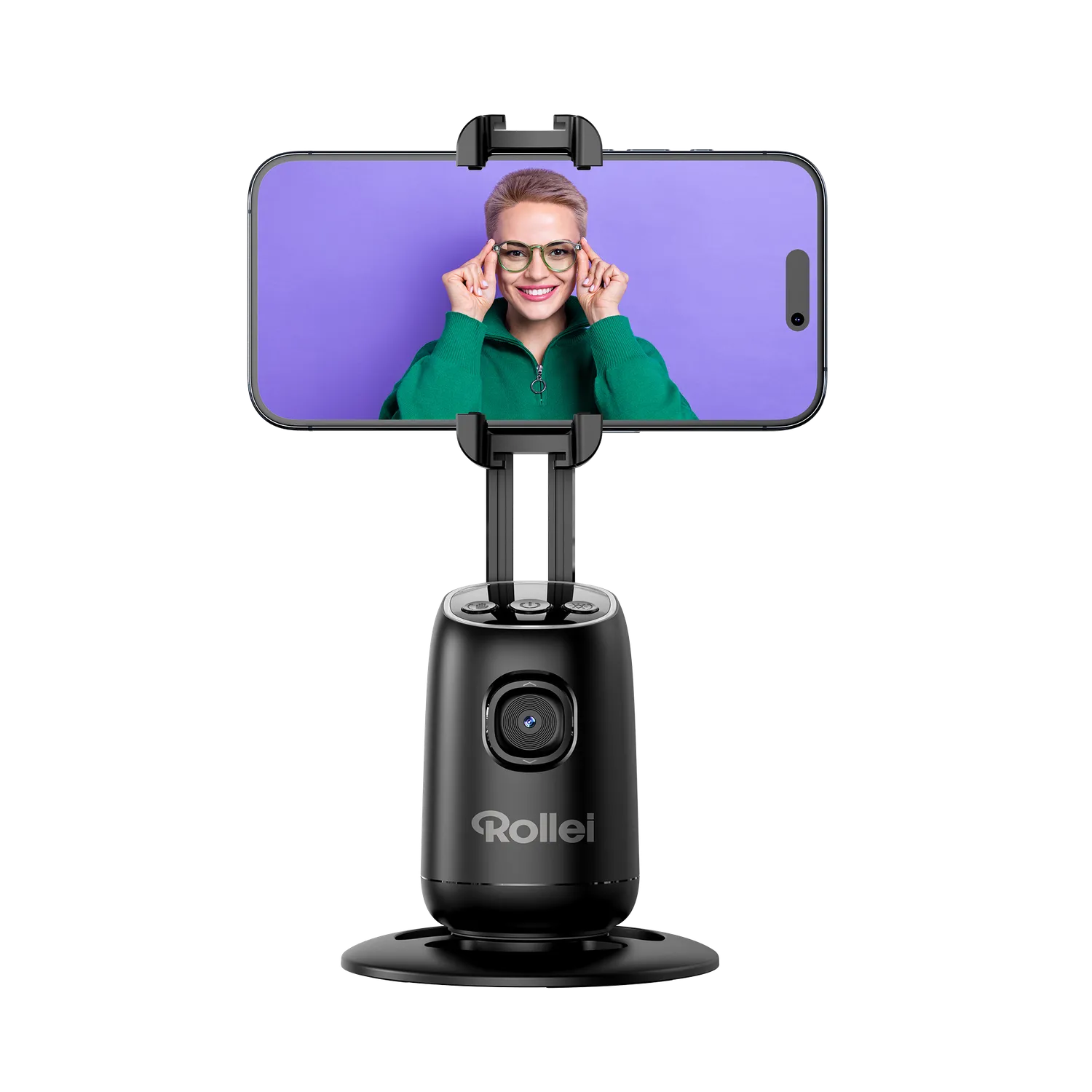 Rollei Easy Creator Desktop supporto smartphone AI tracking