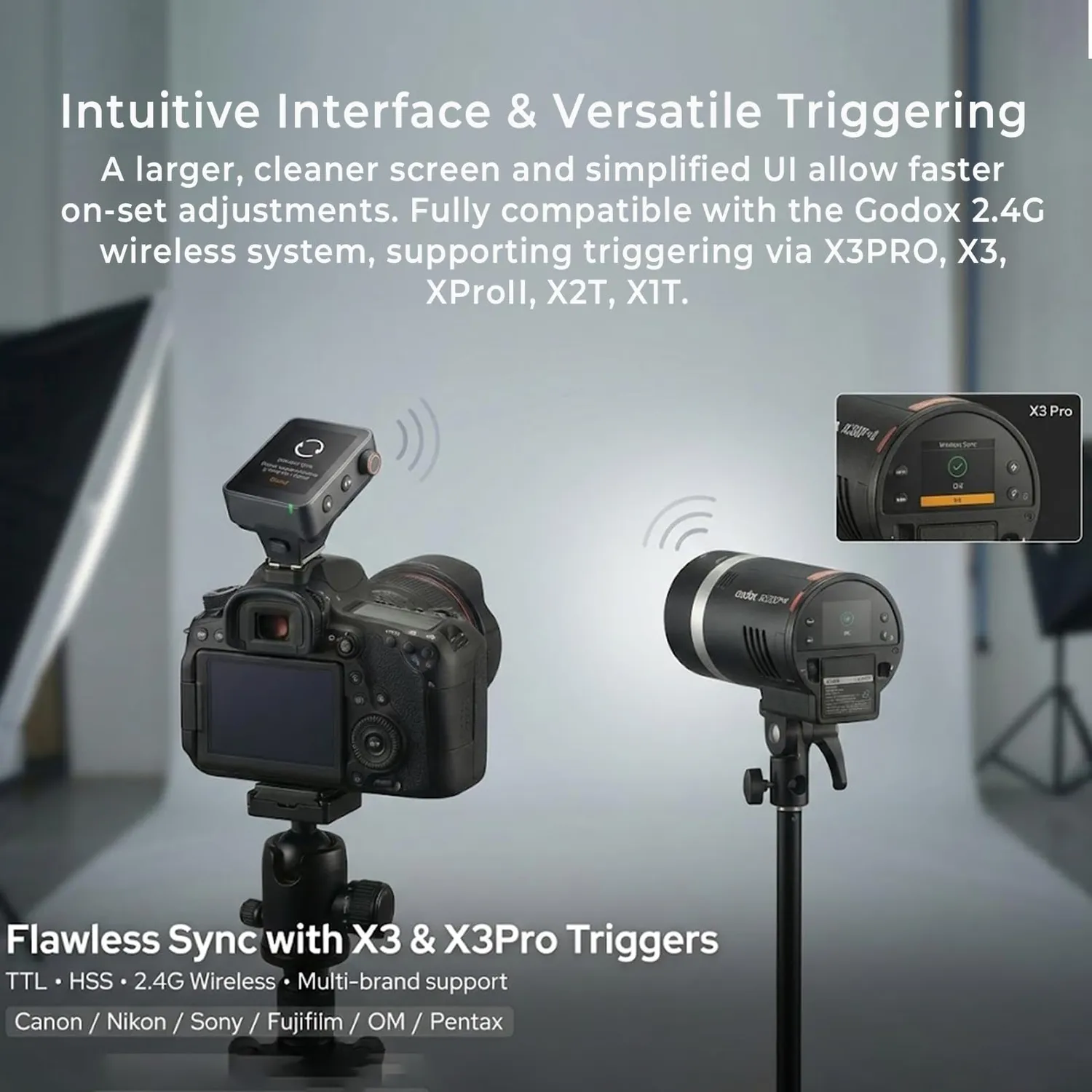 Godox AD300Pro II flash da esterni 300Ws HSS