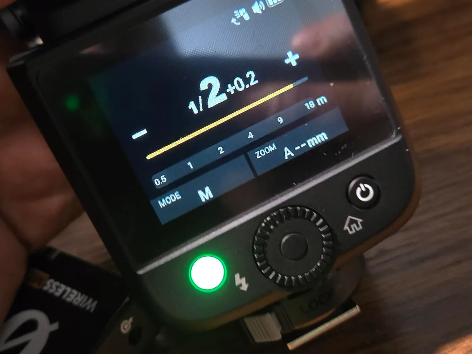 Godox V480N flash TTL per Nikon con LED 50GN