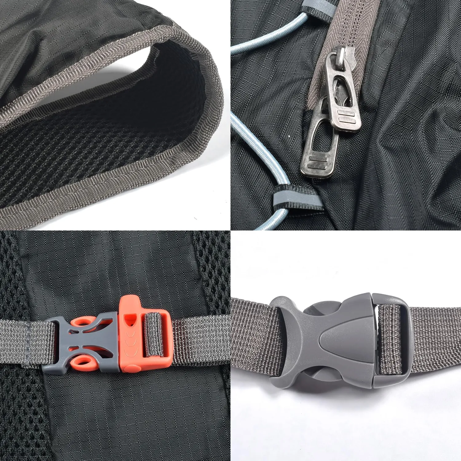 FGen Zaino Ultraleggero MTB Trekking Nero 43x28x8 cm