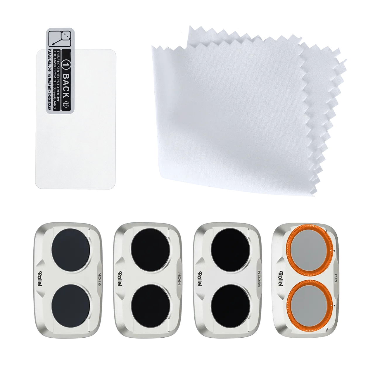 Rollei Filtri DJI Osmo Pocket 4 Pro CPL ND16 ND64 ND256