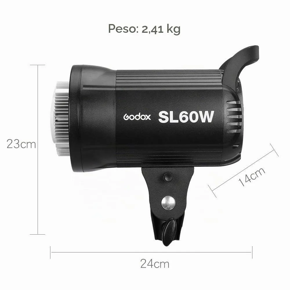 Godox SL-60W Luce Video LED Bianca 5600K Bowens