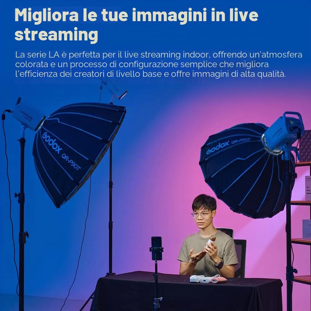 Godox Litemons LA300R luce video RGB 1800-10000K
