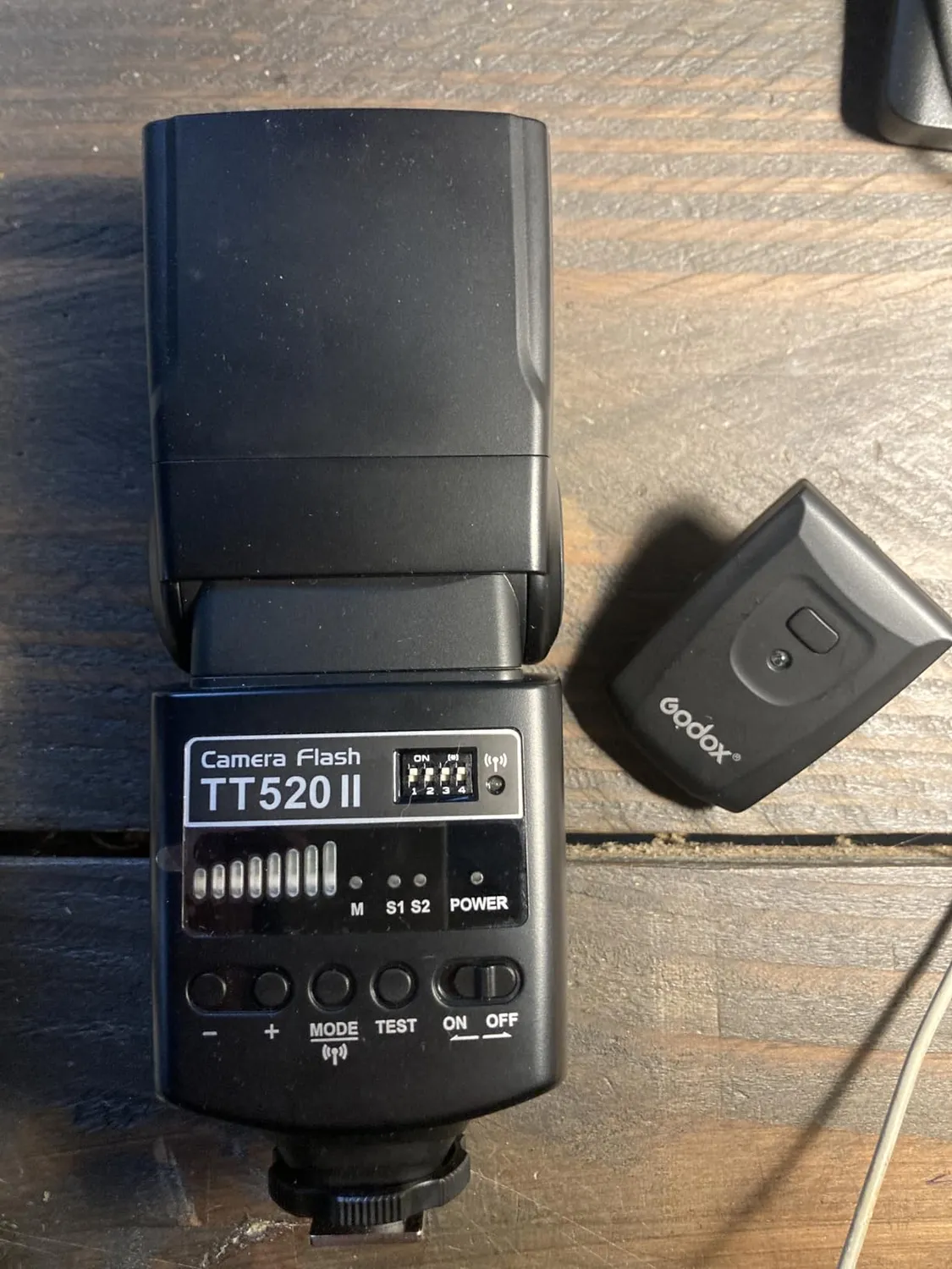Godox TT520II Flash Speedlite Universale Manuale Slitta