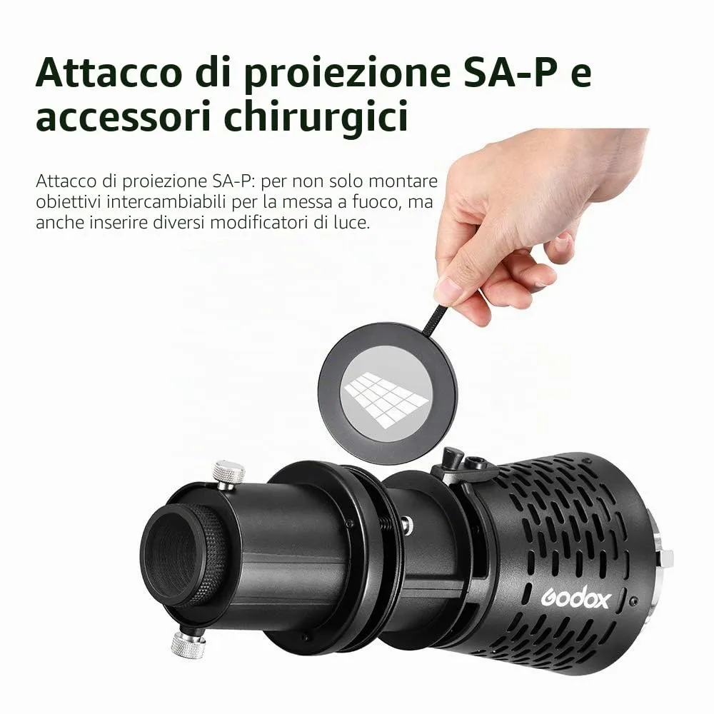 Godox SA-17 Kit Proiettore SA-P Luce LED Bowens
