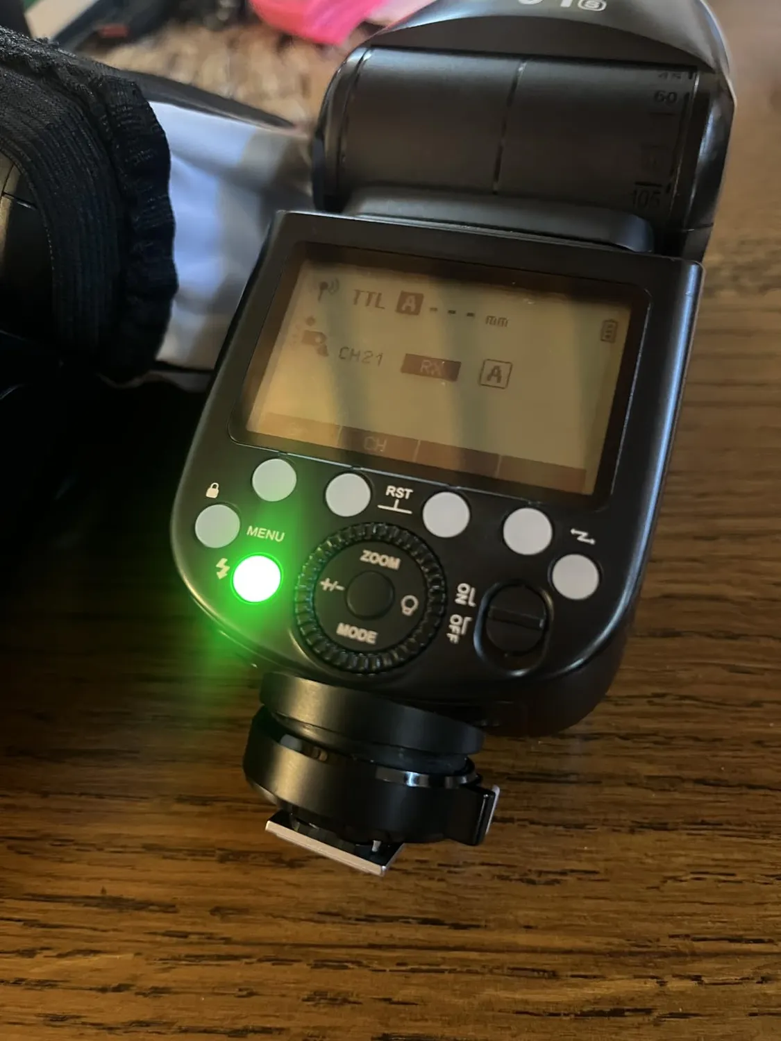 Godox V1-S Flash TTL per Sony Testa Rotonda 76Ws