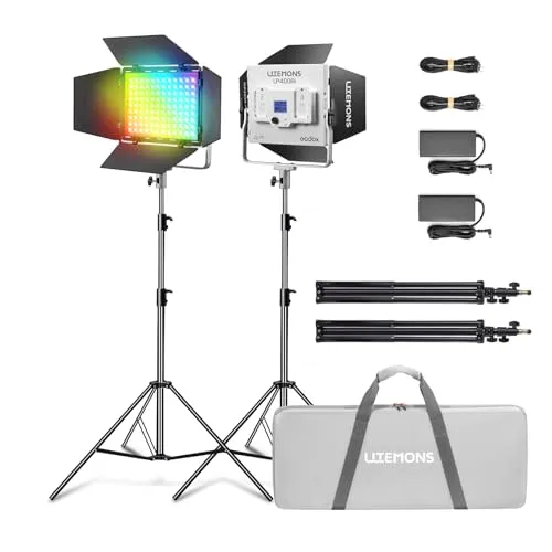 Godox LP400R pannello LED RGB 2 pezzi 1800-10000K