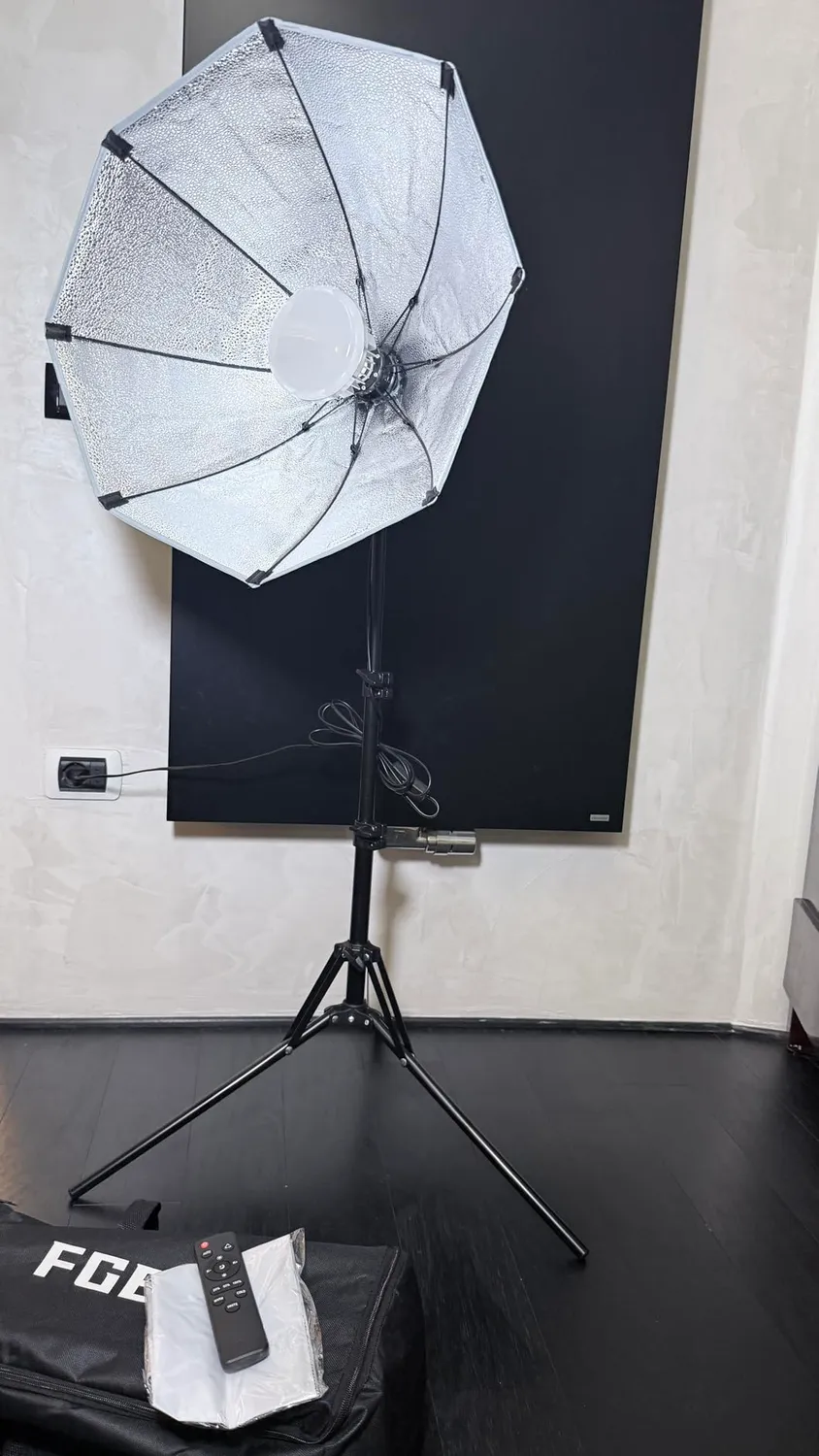 FGen Softbox Ottagonale 50 cm LED 60W con Telecomando