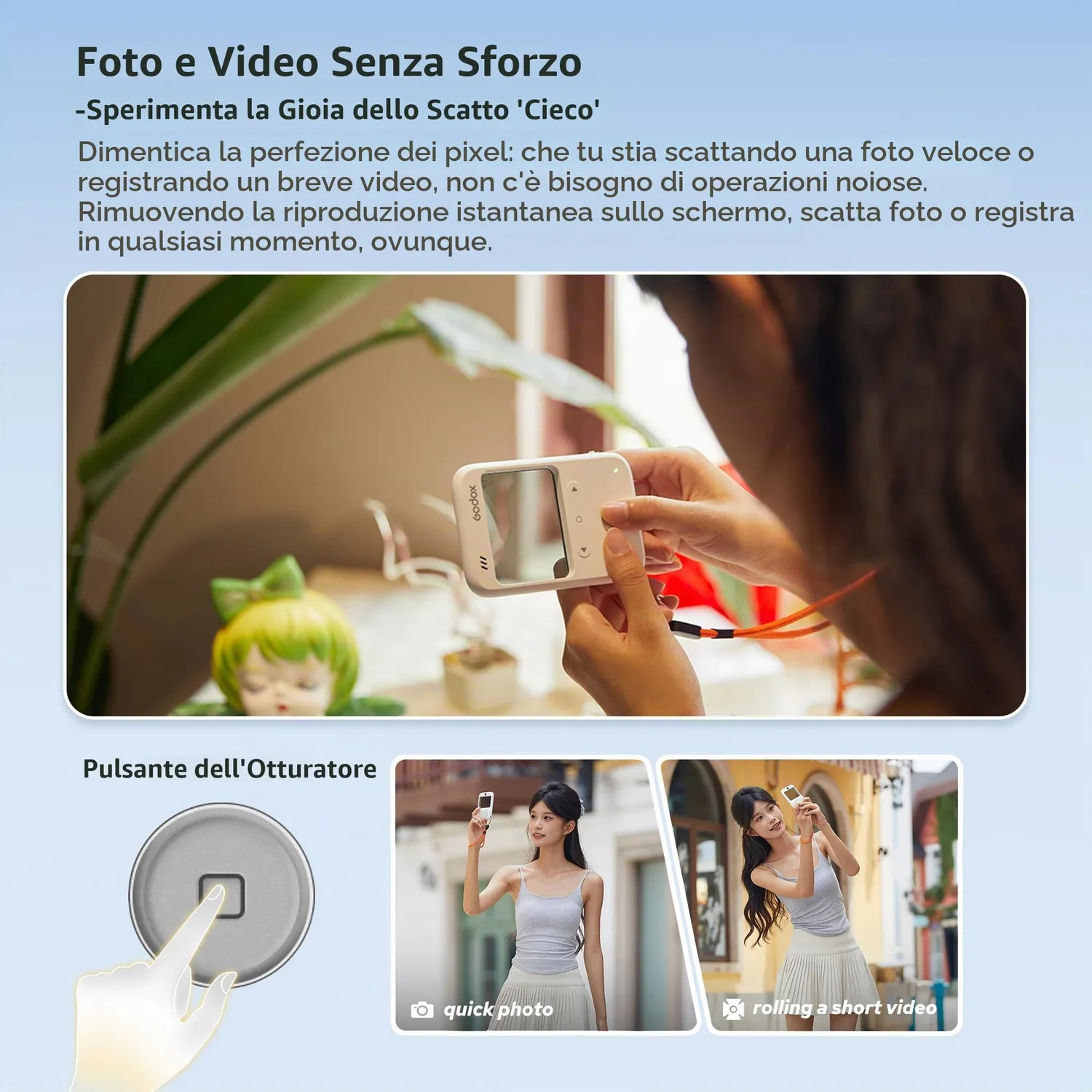 Godox C100 misuratore luce mirino HUD 65 g