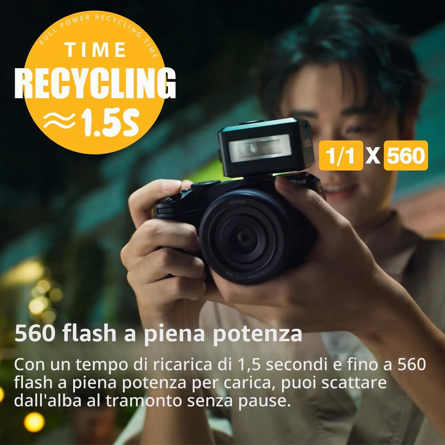 Godox IT30Pro C Flash TTL Canon Nero HSS