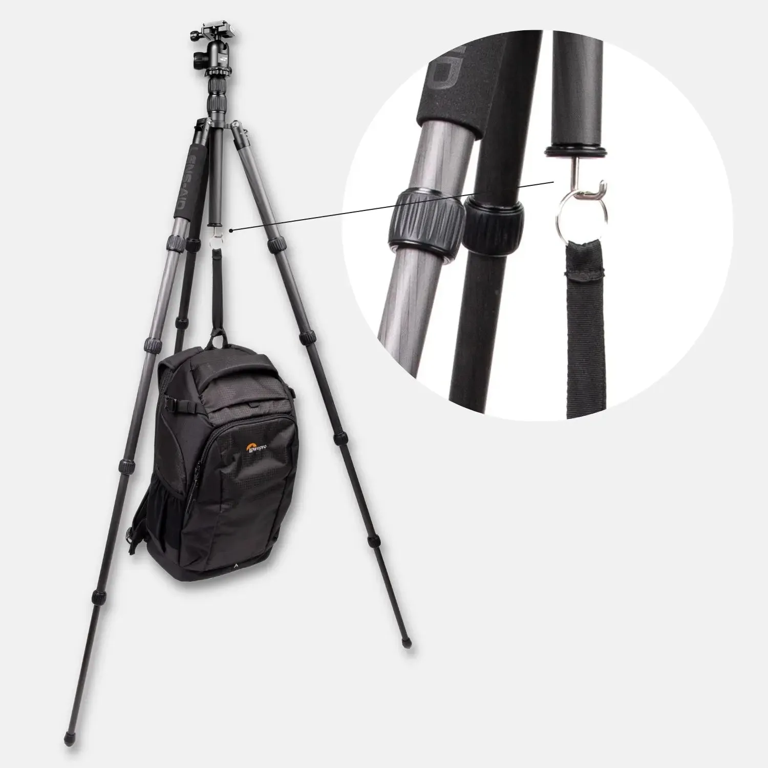 LENS-AID vite con gancio treppiede carbonio ricambio