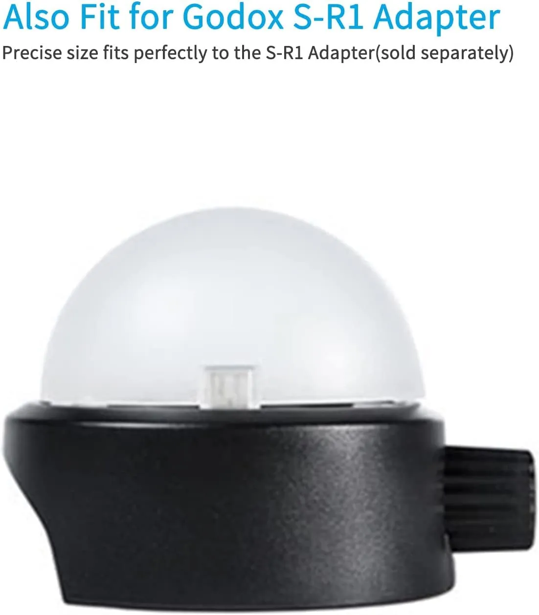 Godox AK-R11 Diffusore Cupola per Flash V1 Rotondo