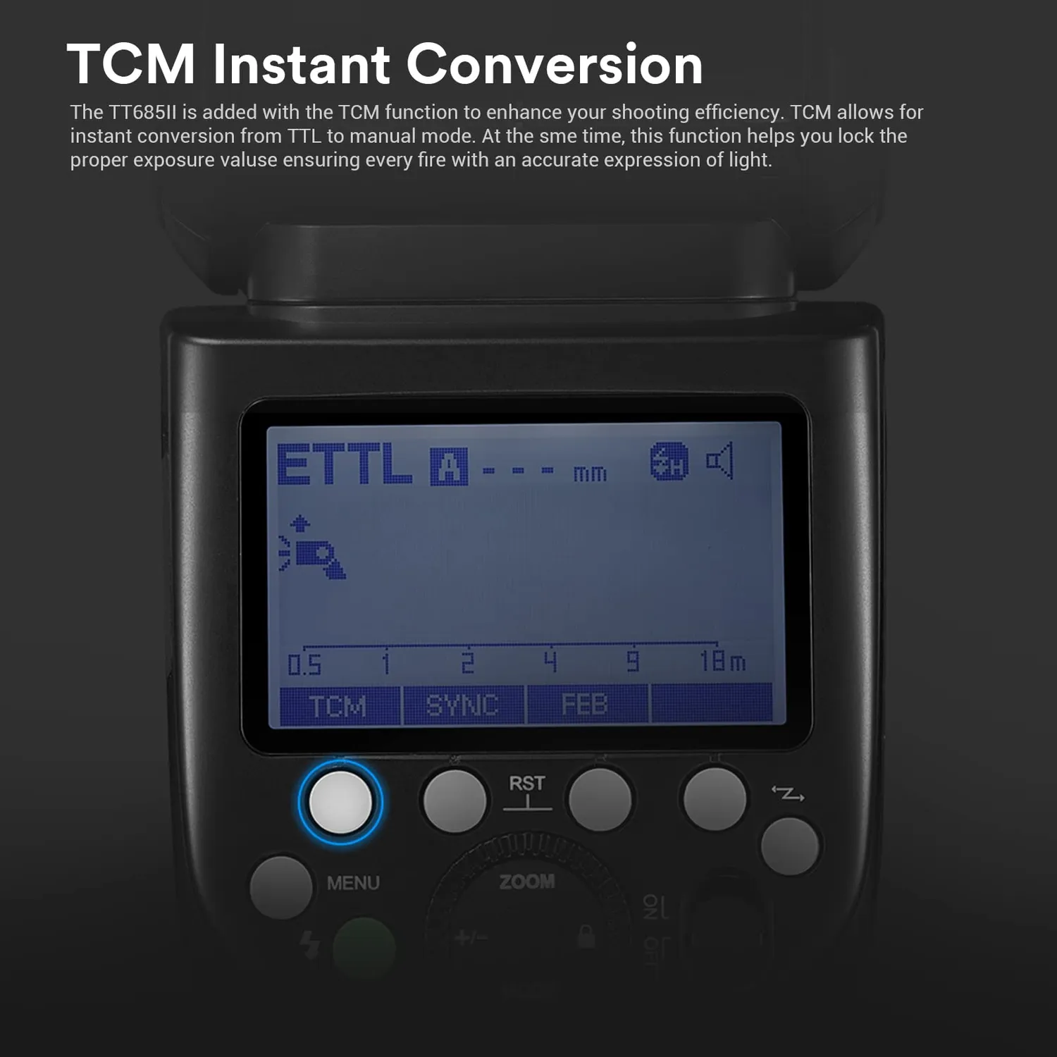 Godox TT685II-C flash speedlite Canon E-TTL GN60