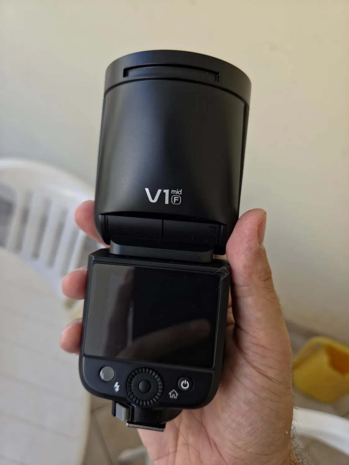 Godox V1 Mid O flash testa rotonda TTL per Olympus Panasonic