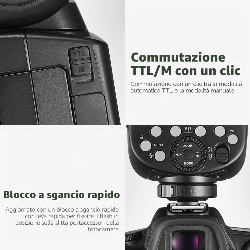 Godox V860III-S speedlite TTL per Sony con batteria