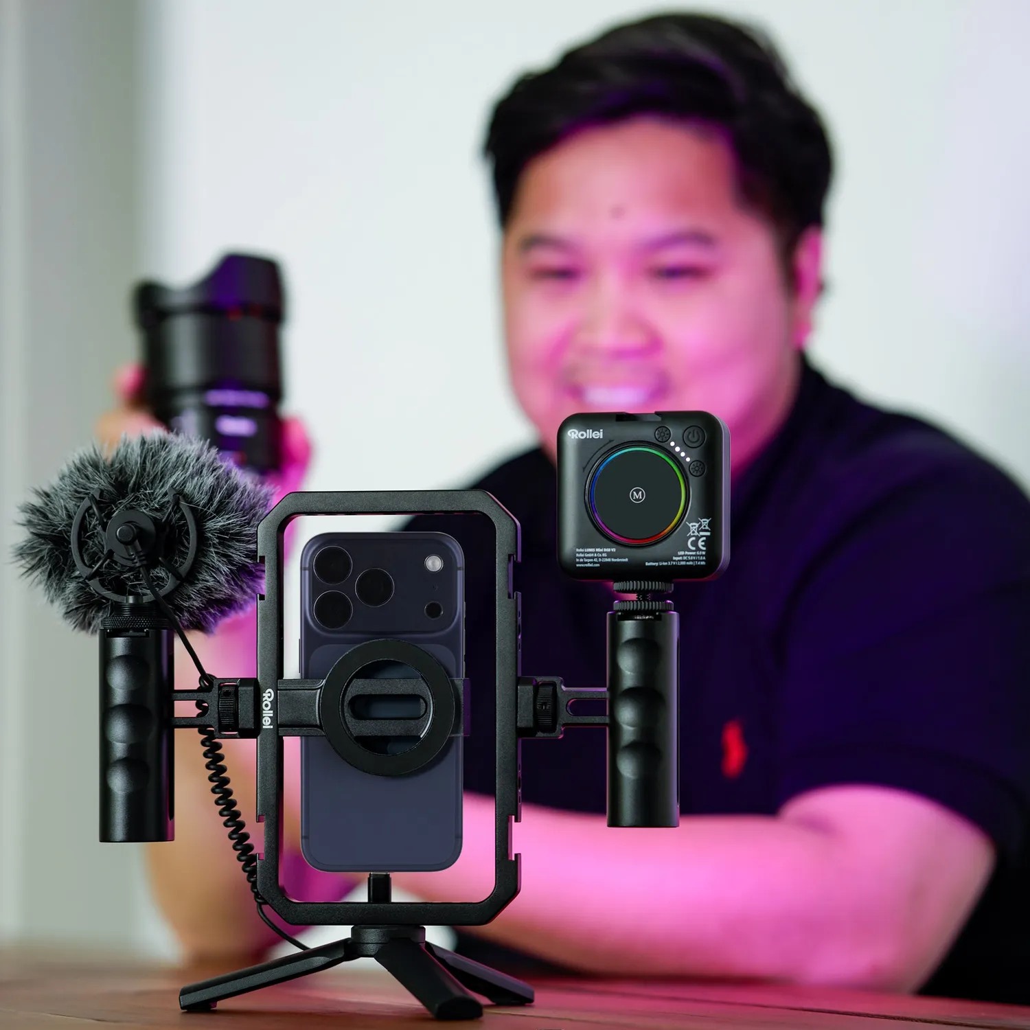 Rollei Universal Smartphone Mount gabbia smartphone