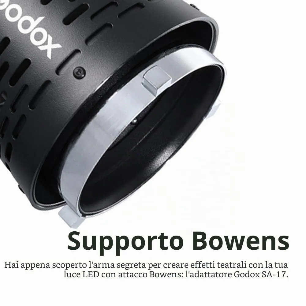 Godox SA-17 Kit Proiettore SA-P Luce LED Bowens