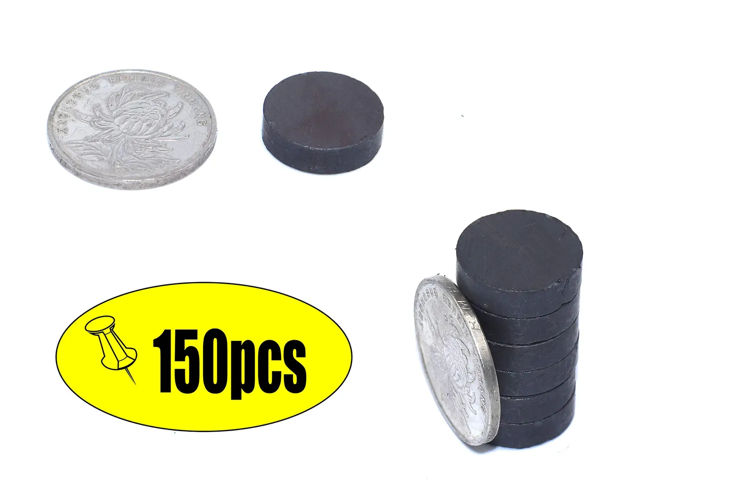 FGen Calamite Ceramica 18mm Rotonde 150 Pezzi Frigo