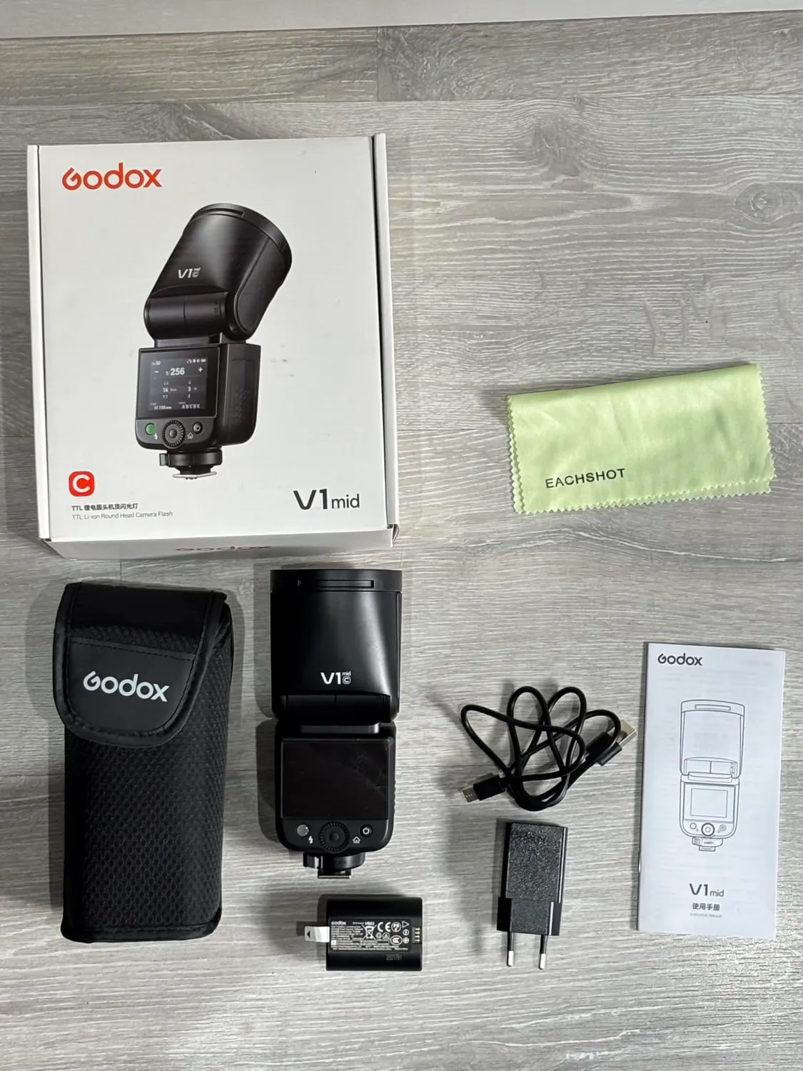 Godox V1 MID-C flash speedlite TTL per Canon 55Ws