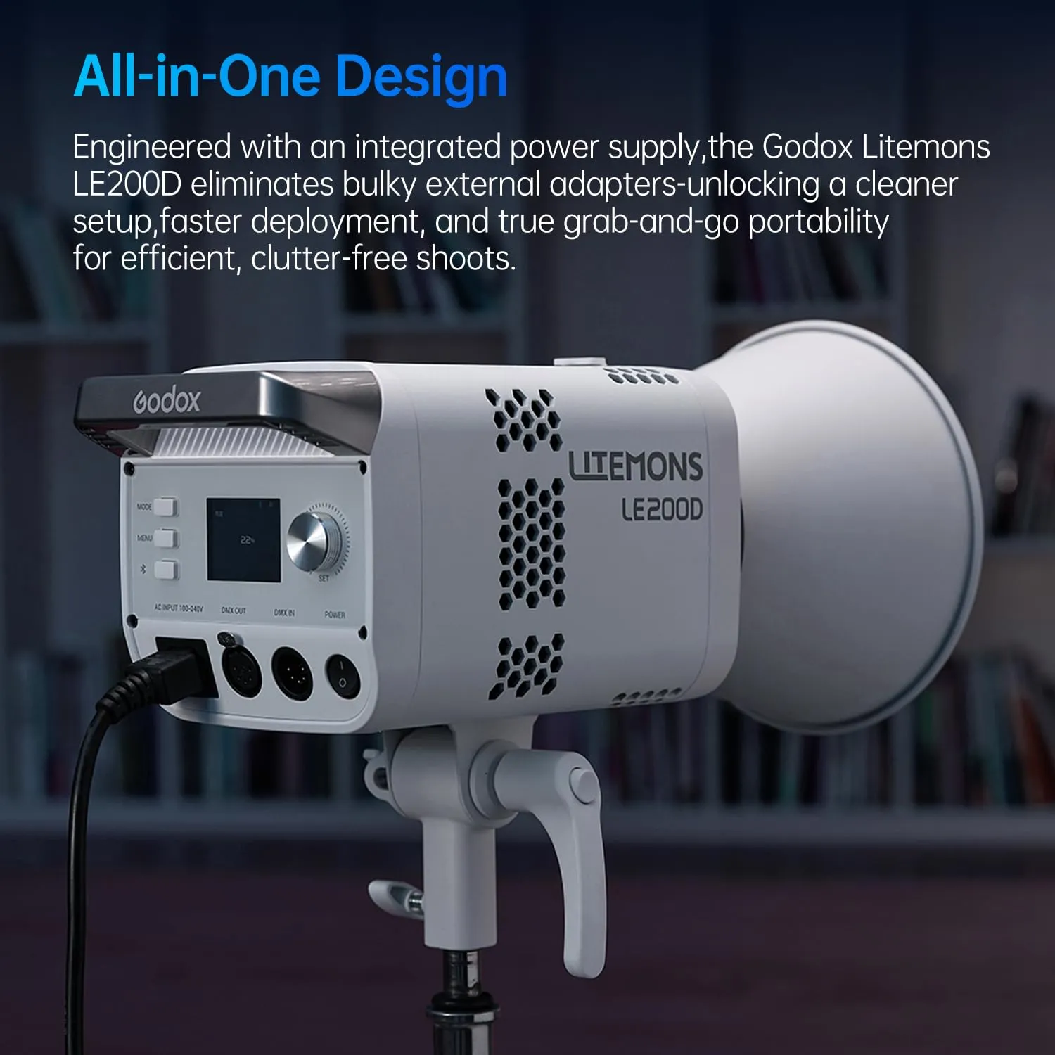 Godox LE200D COB LED 220W 5600K Bowens DMX