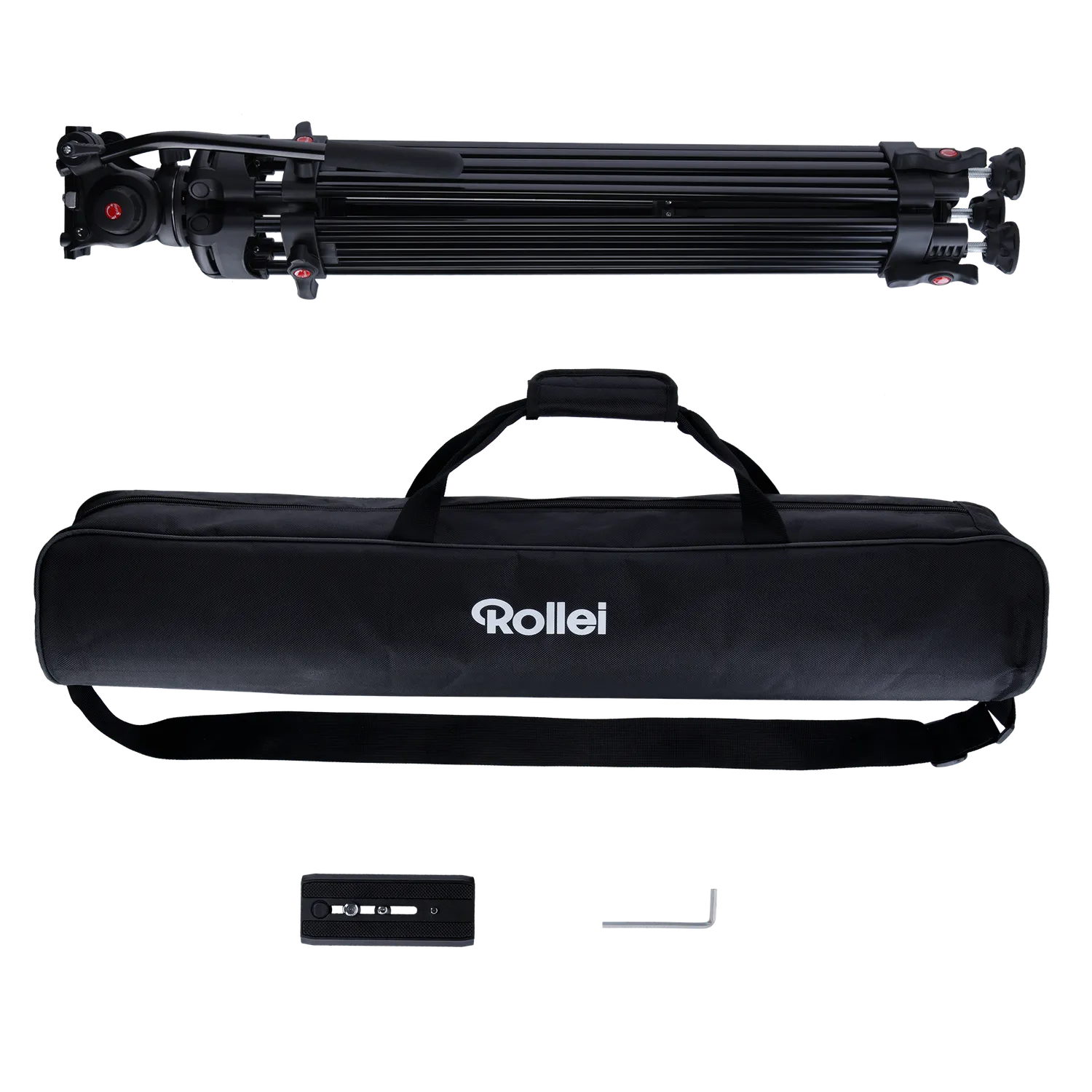 Rollei Treppiede Video Fluido 8 kg Alluminio