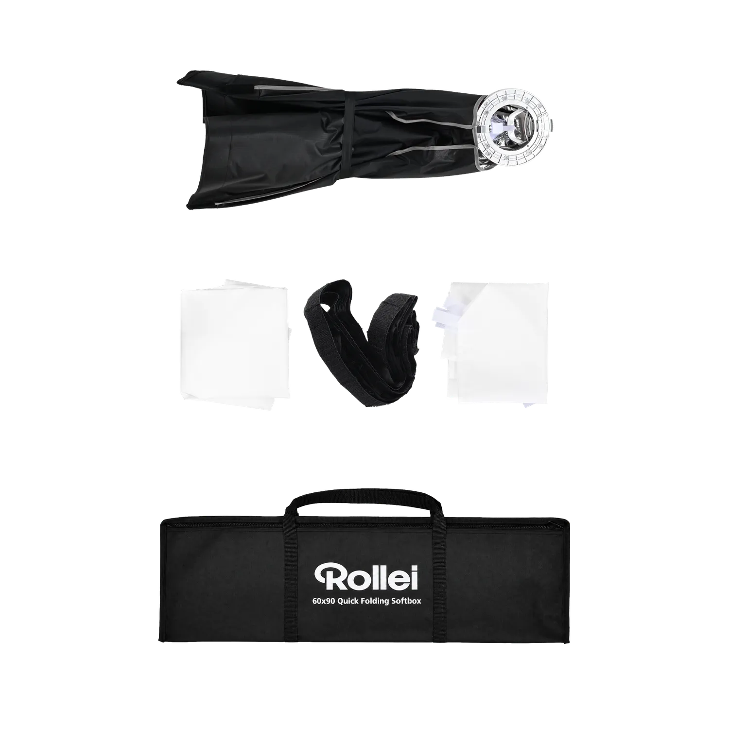 Rollei Softbox Rettangolare kit 2 pezzi luce studio morbida