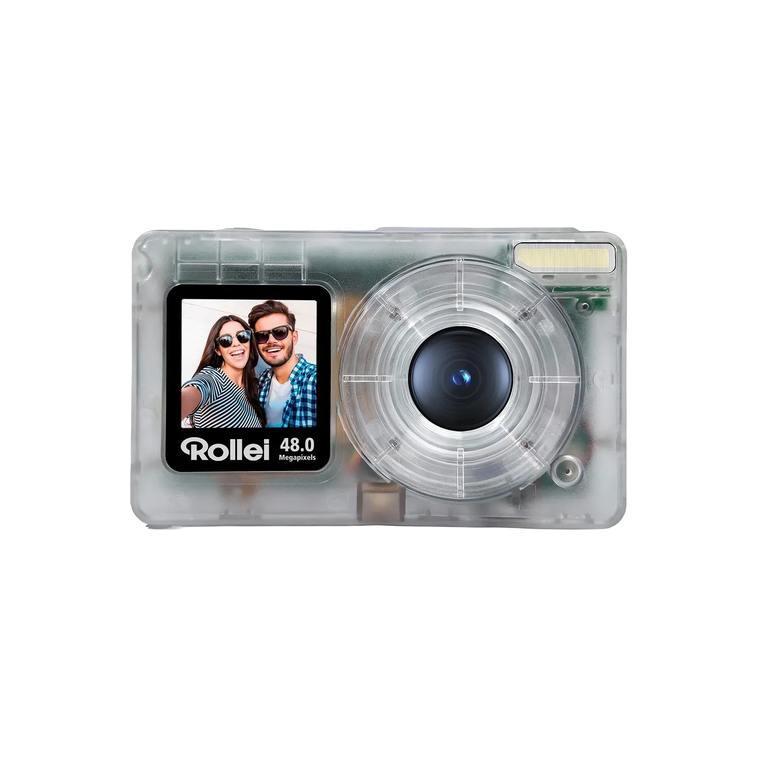 Rollei Compactline Pocket fotocamera digitale Trasparente 48MP